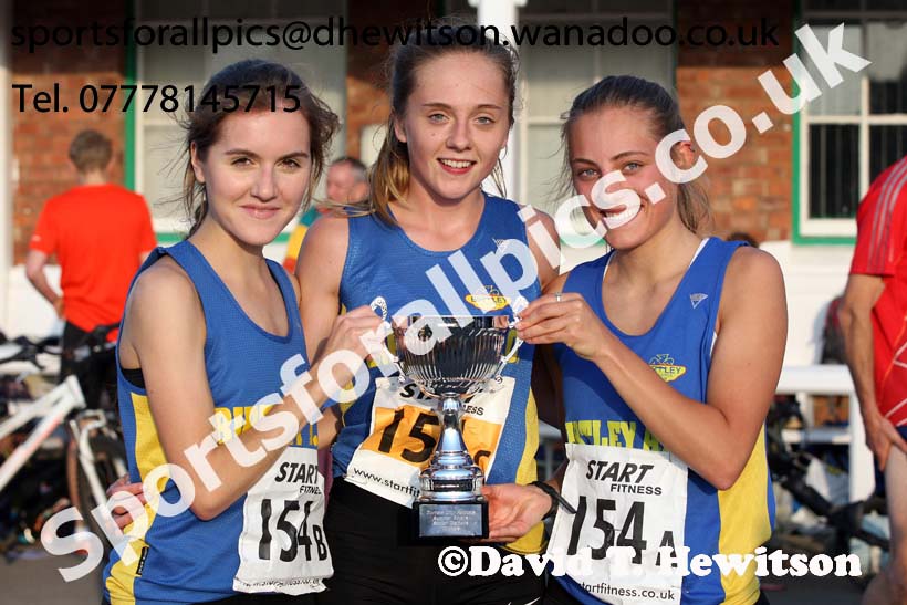 Senior womens Durham City Cross Country Relays. Photo: David T. Hewitson/Sports for All Pics